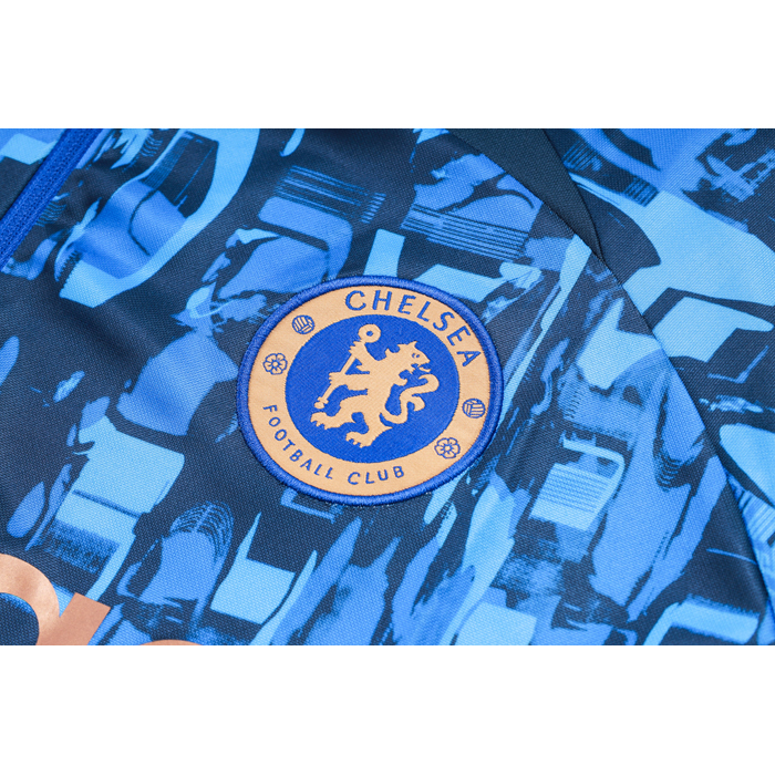 Chandal de Sudadera del Chelsea 23-24 Azul - Haga un click en la imagen para cerrar